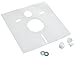 Price comparison product image Sanit Soundproofing Kit for Wall-Hung Toilets and Bidets, Set of 1, White, 16.002.00 0000