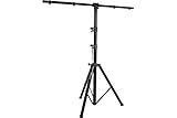 SL002 - IBIZA - Support pour éclairage jusqu’à 8 jeux de lumière avec hauteur variable de 1,40 à 3.35m - Noir