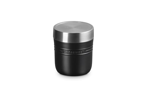 Image of Le Creuset Stainless Steel On The Go Food Jar, 16 oz., Licorice