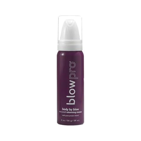 blowpro Body By Blow No Crunch Volumizing Mousse – Hair Thickening Texturizing Spray Foam for Thicker, Fuller, Textured & Weightless Hair - No Oily or Greasy Residue (2 Ounce) Cover