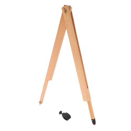 Brújula de madera versátil Artibetter con soporte ajustable para tiza y pizarra escolar