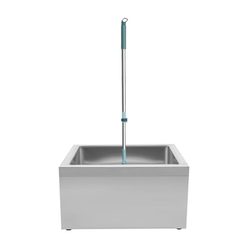 Stainless Steel Floor Mop Sink Commercial Sink Mop Service Basin Utility Sink For Kitchen, Restaurant, Business, Garages, 22 * 19 * 12in (No Baffles?