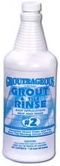 Grout Cleaner Professional Heavy Duty Grout & Tile Rinse - Groutrageous Step #2 (Quart)