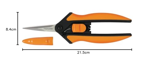 Fiskars Solid Ciseaux à élaguer, Orange/Noir