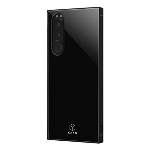 Amazon.co.jp: Xperia 5 III 耐衝撃ハイブリッドケース KAKU/ブラック