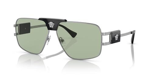 Versace Lunettes de Soleil VE 2251 Gunmetal/Green 63/12/145 Homme