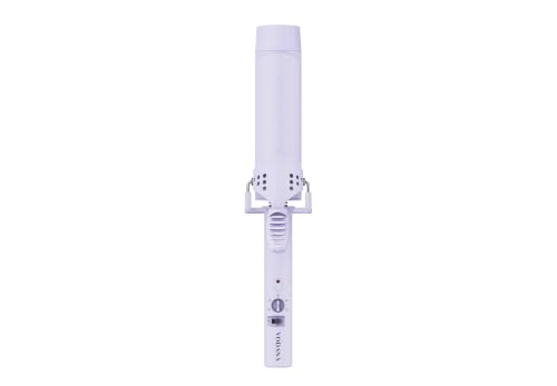 Image of VODANA Professional GlamWave Ceramic Curling Iron, Long-Lasting Natural Curls, Instant Heat, Hair Curler, Curling Wand, Available in USA (1.6 inch, Powder Purple)