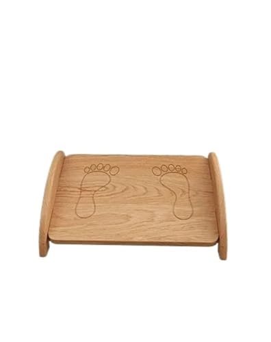 Reposapiés de madera multifuncional, altamente ergonómico, antideslizante, para uso en la oficina, silla enana, mejora la comodidad y la relajación, adecuado para apoyar el uso de escritorio de
