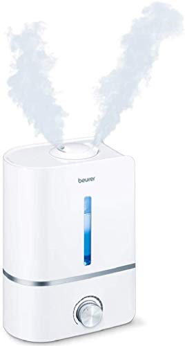 Beurer LB 45 luchtbevochtiger met ultrasone verneveling voor het bevochtigen van de lucht in ruimtes, met aromafunctie, voor ruimtes tot 30 m², stille werking - Afbeelding 3