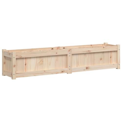 VidaXL Jardinera de Madera Maciza de Pino