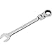 Titan (TIT12817) Combination Ratcheting Wrench, 17mm, Flex Head Box End