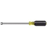 Magnetic Tip Nut Driver, 3/8-Inch with 6-Inch Hollow Shank Klein Tools 646-3/8M