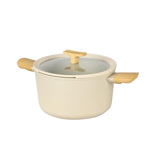 Leo Balance Derin Tencere 24 CM Krem