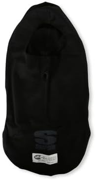 Part Synergy Replacement for Pro-Fit Balaclava SFI 3.3/5 Single Layer Nomex Black One Size Fits All for Racing