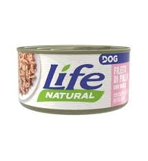 Life Natural Cibo Umido per Cane, Filetto di Pollo con Manzo, 6 Scatolette da 90g