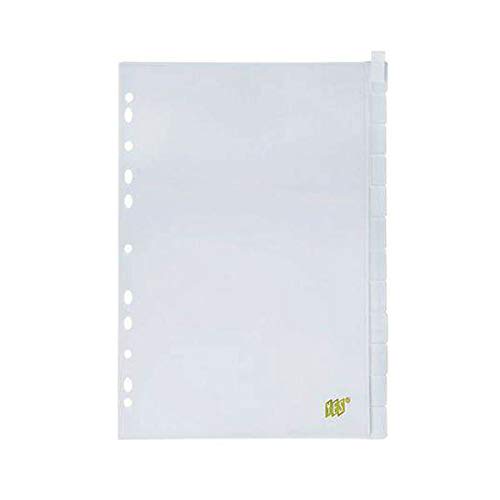 Divisória Ofício, YES, 10INTBCR, com Visor Transparente, 10 divisões Cristal