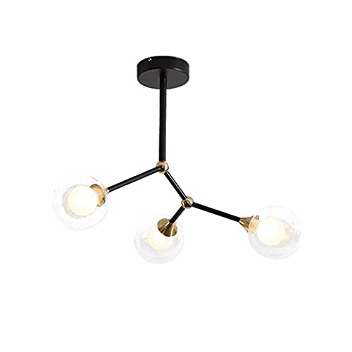 Lustre magic bean G9 Nordic rétro pour éclairer un grand salon sombre avec élégance