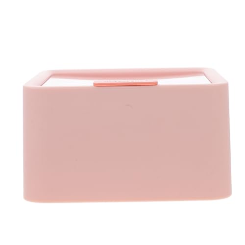 TOVINANNA シーシンプルデザイン プラスチック製コッパッド収納ケース スロット付き綿棒用整理ボックス メイク落としコッ収納に便利
