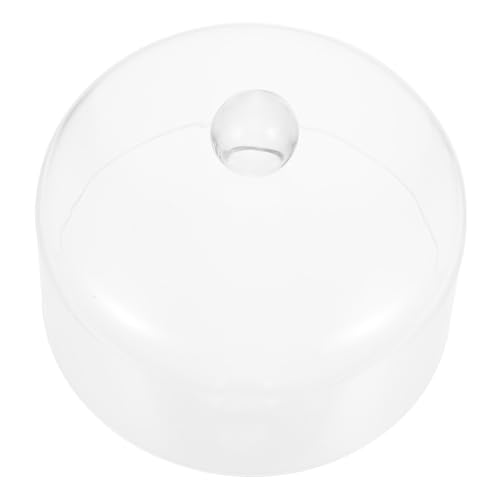 CIYODO Acrílica Transparente para Postres con Diseño Tapa para Platos de Comida Protección Polvo para Tartas y Ensaladas Fácil de Usar para Regalos de Inauguración de Casa