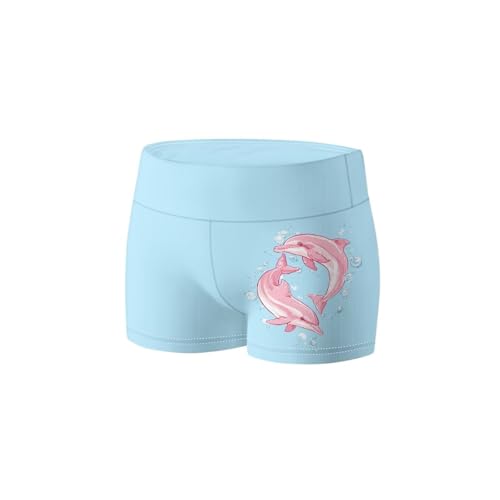 Athletic Yoga Shorts Kids Athletic Short High Waisted Seamless Biker Shorts