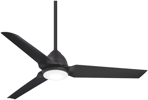 Minka-Aire F753L-CL Java 54 Inch Outdoor Ceiling Fan with Integrated LED Light in Coal Finish