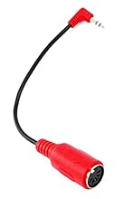 MIDI 5 Pin DIN Female to Right Angle TRS 3.5 mm (1/8") Male Cable Type B Compatible with: Arturia Keystep & Beatstep Pro Novation Launchpad Pro MK2 (NOT MK3) Full list of compatible hardware below
