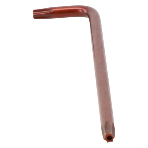 Juego de llaves hexagonales Torx, herramienta de llave en L de doble extremo de 9 piezas con tamaños T15, T20, T25, T27, T30, T40, T45, T50, acero al cromo vanadio forjado, Com(para T20)