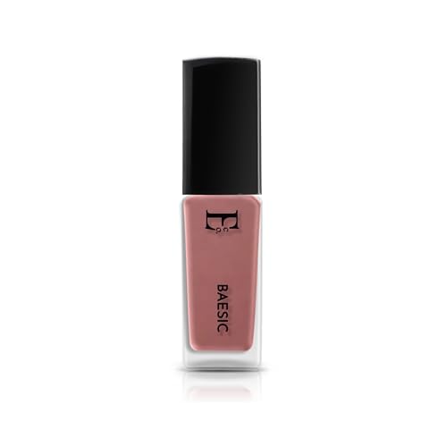 Image of Ellement Co Baesic Nail Polish 10ml | Dusty Rose Nude Shade | Glossy Gel Finish | Rich Pigmentation | Quick Drying | Long Lasting | Chip Resistant | Vegan & Cruelty Free | Nail Lacquer for Women