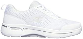 Skechers mens Go Walk Arch Fit - Motion Breeze Sneaker, White/Silver, 13 US | Image 1