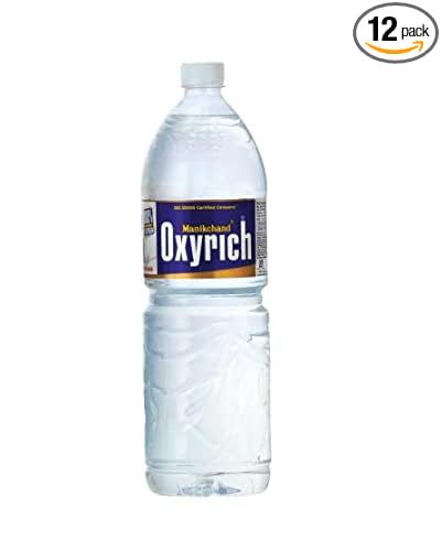 Oxyrich With 300% More Oxygen Minerals Water 1 Litre | Pack Of 12 Bottles (Price Including Shipping Charge)