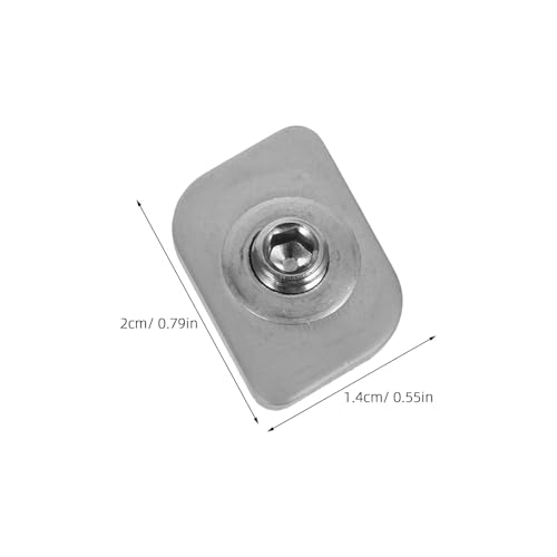 Limitador de cerradura de acero inoxidable Mipcase con placas de fijación 3