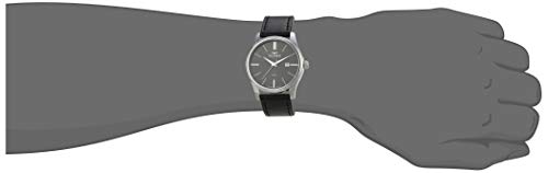 Relógio Technos, Pulseira de Couro, Masculino Preto 2115MXU/0P