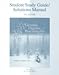 Student Study Guide/Solutions Manual to Accompany General, Organic and BioChemistry