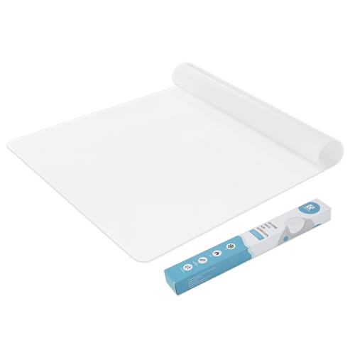 KitchenRaku Tapis en Silicone Très Grand 60x40cm,1.5mm Antidérapant Tapis de Table Silicone -...