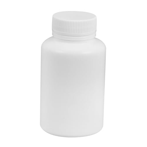 MUELODSIC 20 Piezas Frascos Plásticos Pequeños con Tapa Rosca Blanca Botellas Vacías para Sólidos Líquidos y Polvos Organizador Portátil y Hermético para