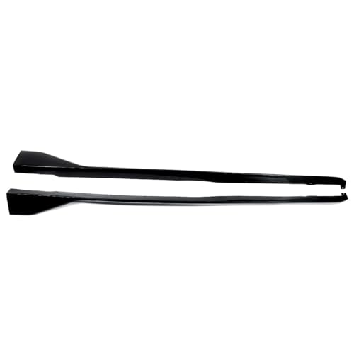 Cuchillas extensión faldón lateral coche con acabado negro brillante deportivo para BMW F40