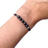 turmalina negra natural Pulsera de TURMALINA NEGRA piedra 100% natural, piedra protectora personal