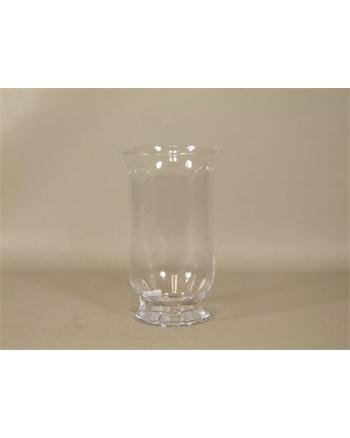 Floralcraft® Clear Glass Hurricane Vase 40cm x 22cm – Large Decorative Cylinder Candle Holder Lantern for Pillar Candles, Wedding Centrepieces & Home Décor