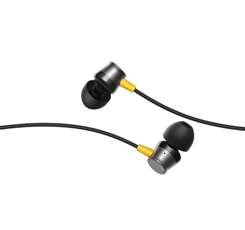 Image of Realme Buds 3 Wired Type-C in-Ear Headphones with HD Microphone, Crystal Clear Sound & Deep Bass, Compatible with realme GT Neo 6, 12x, 11 Pro+, Narzo 60 Series & Other USB-C Smartphones (Black)