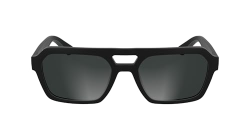 CALVIN KLEIN JEANS Men's Sunglasses CKJ25603S - Matte Black with Solid Grey Lens