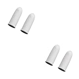 lmoikesz 2 Satz von Gaming Fingerspitzen Handschuhe Mobile Game Anti Schweiß Ärmel Weiß