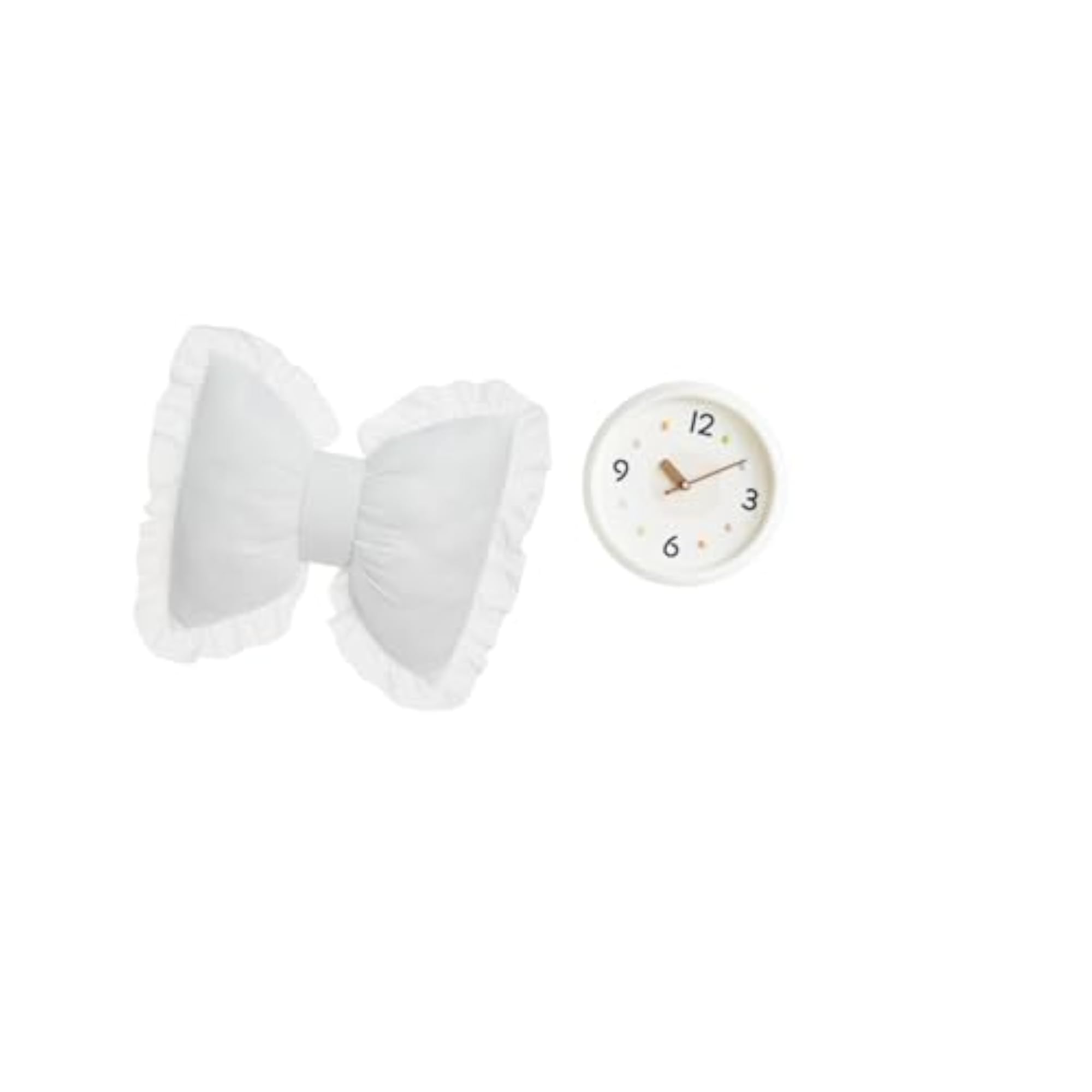 Modern Cushion and Decorative Wall Clock for Study Room