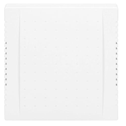 Türklingel kabelgebunden 230V - Aufputz Klingel elektro-mechanisch mit Blockierschutz - 80db laut mechanischer Gong, Farbe:weiß