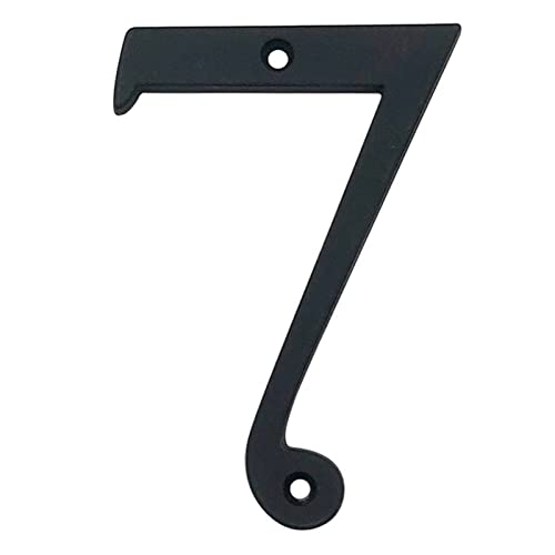 Chiffre 3D flottant 101mm moderne aspect relief pour décor de boîte aux lettres
