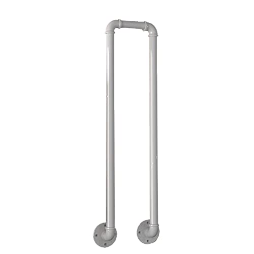 Garde-corps en U métallique blanc pour escalier et balcon