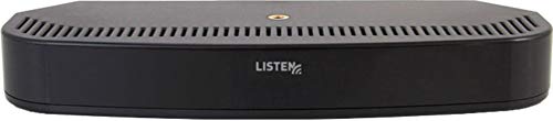 Listen Technologies LT-84-01 ListenIR 2-Channel Transmitter/Radiator Combo, Black with White Silk Screening, Coverage Up to 2787 Square Meters (30000 Square Feet), Multiple Input