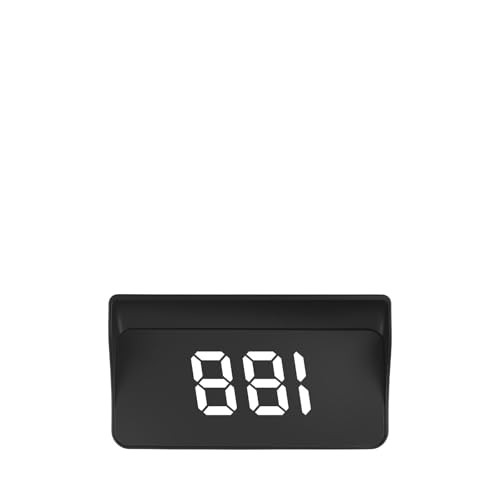 GPS Heads up Display for Cars with HD Large Font,USB Plug & Play Car HUD Head up Display for Speed Displays,Universal Digital Speedometer for Car with Adjustable Brightness (White)