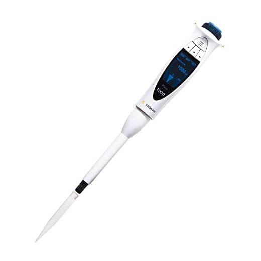 Sartorius Picus 735081 Electronic Pipette with Universal AC-Adaptor, Single Channel, 50-1000µl Volume Range, 1.00µl Increment