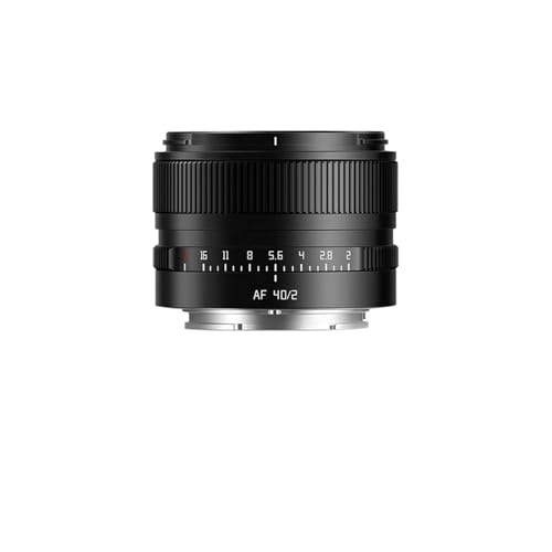 Camera Lens, Lente Principal de fotograma Completo con Enfoque automático de Gran Apertura de 40 mm F2, Compatible con cámaras Sony E A7iii A7iv Nikon Z7ii Z6ii con Montura L(E-Mount(FE))