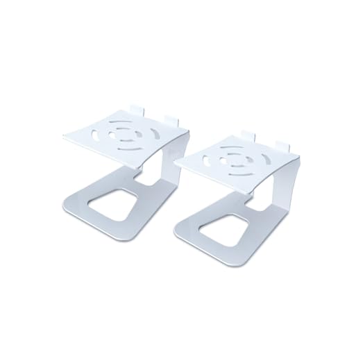 Soportes para altavoces de estantería con almohadilla de absorción acústica y cuña inclinada